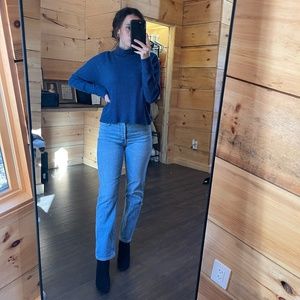 Abercrombie & Fitch Long Sleeve Mock Neck Top